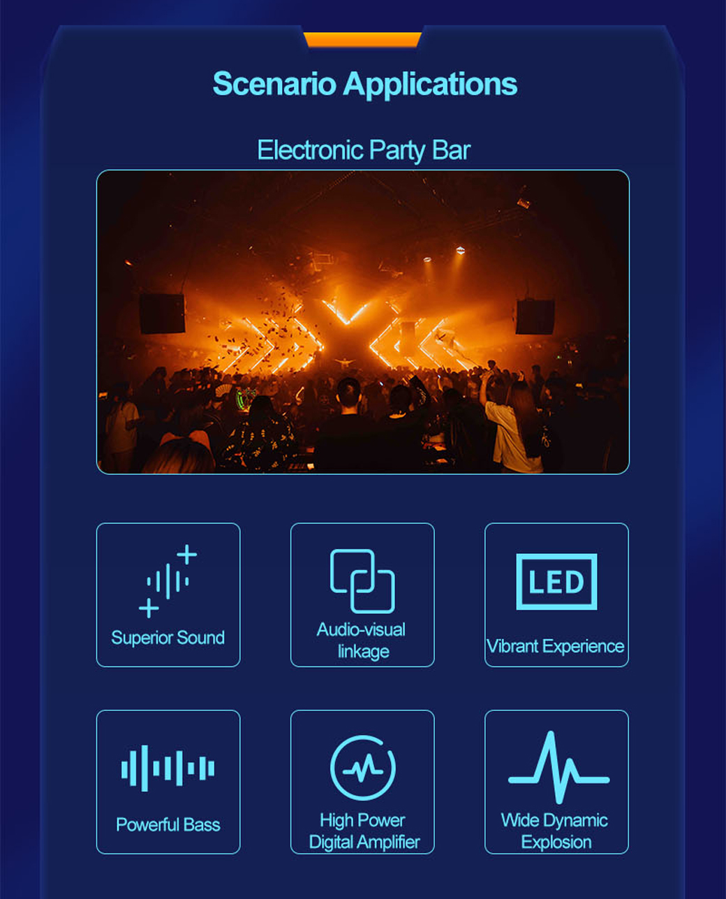 electronic party bar